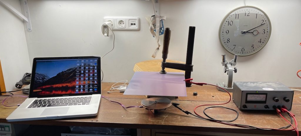 Calibrating a field mill. 
