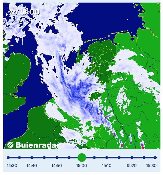 Buienradar screenshot.