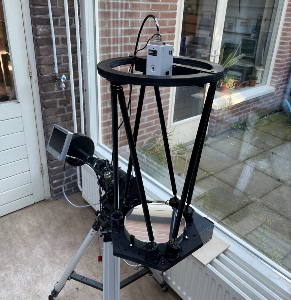 Home build Steward platform telescope. 
